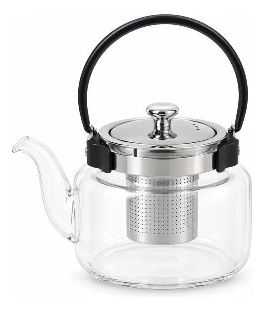 Tetera De Vidrio Con Filtro Infusor 1,2 L Para Té