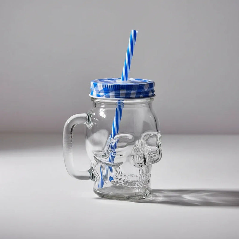 Pack De 6 Vasos De Cráneo 350 Ml Vidrio