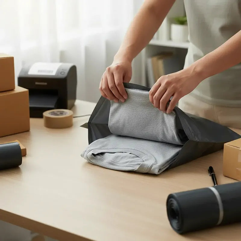Pack 100 Bolsas Courrier Autoadhesivas Embalaje Envios 35x45 Negro