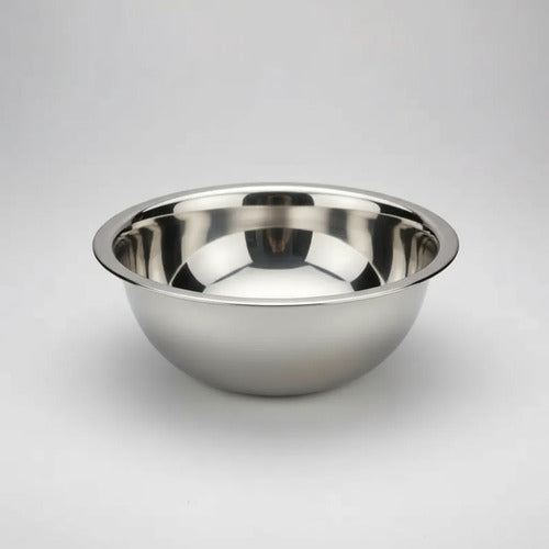 Bowl Acero Inoxidable Ensaladas Cocina Reposteria 60cm Plateado