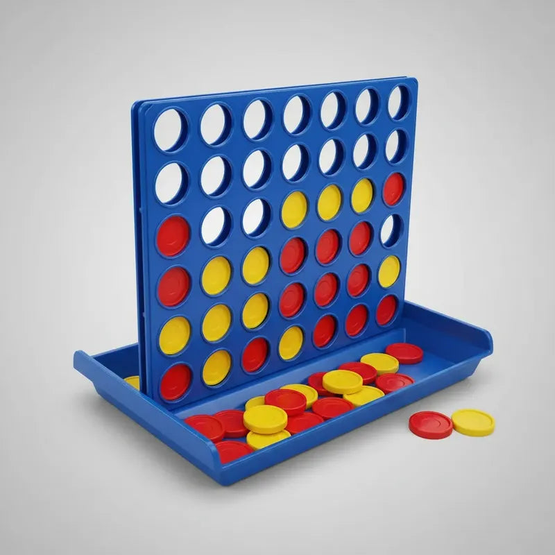 Conecta 4 Juego Viaje Familiar Estrategia Portátil