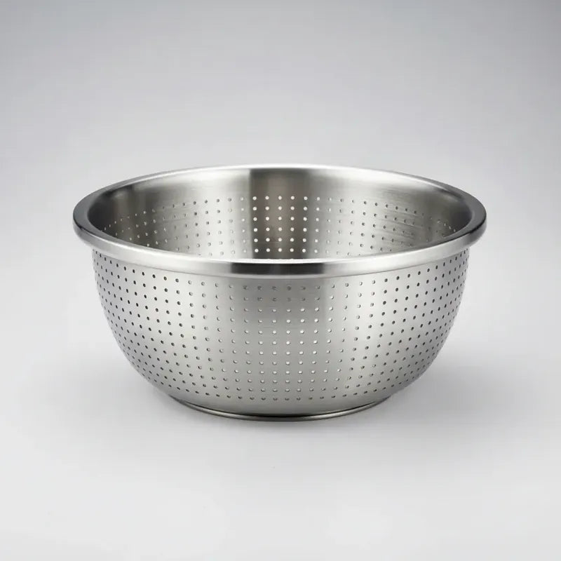 Colador Escurridor Acero Inoxidable 32cm Pasta Cocina Acero Inoxidable