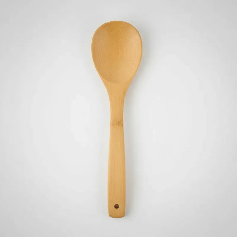 Set 4 Utensilios Cucharón De Madera