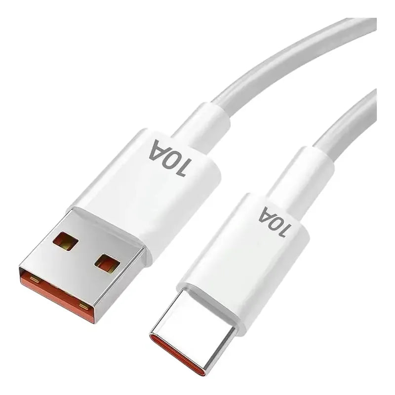 Cable De Carga Rapida Usb De 120w-10a (2 Cable) Blanco