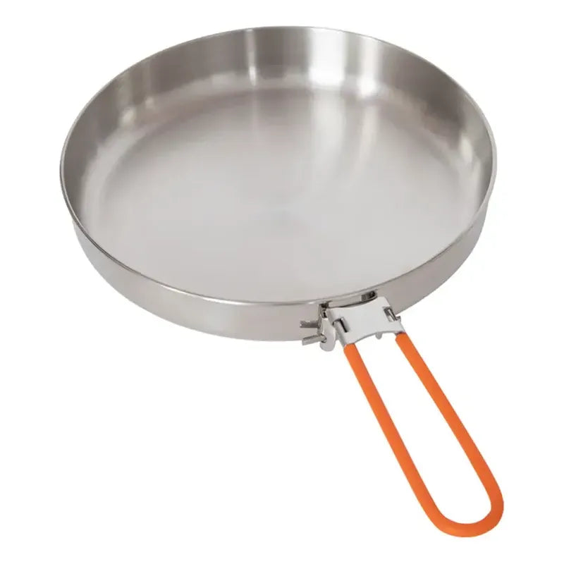 Set Accesorios Cocina Camping Inox 2 Personas Plateado