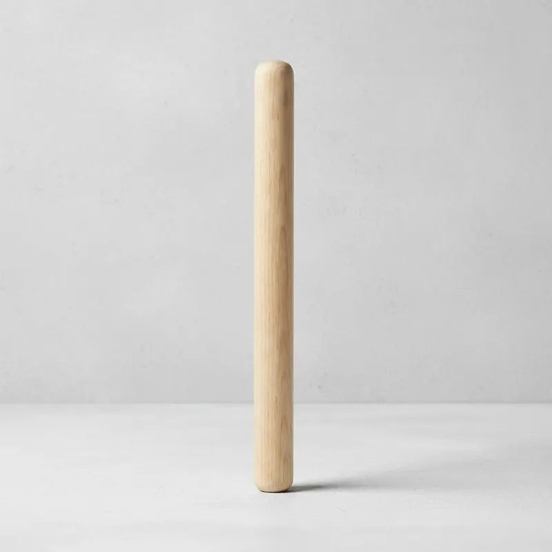Rodillo De Madera Para Masas De Pizza O Pan 40cm Madera