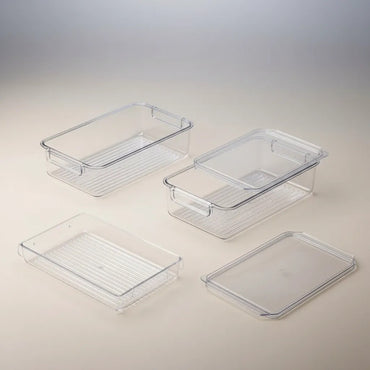 Caja Organizadora Para Refrigerador 10cmx28cmx20.5cm Transparente