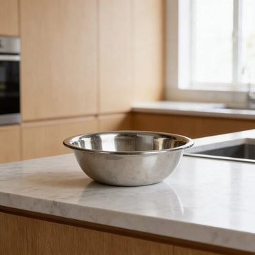 Bowl Acero Inoxidable Ensaladas Cocina Reposteria 65cm Plateado