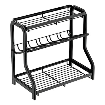 Organizador Especieros 3 Niveles Casa Miel Diseño Basculante Negro - imagen 2