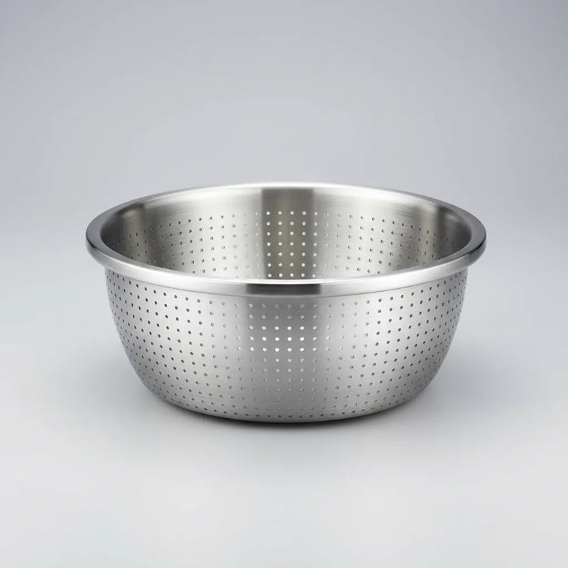 Colador Escurridor Acero Inoxidable 30cm Pasta Cocina Acero Inoxidable