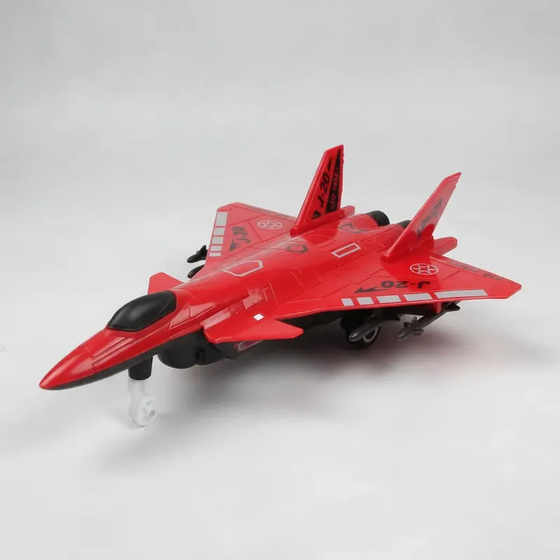 Avion De Combate Control Remoto Rojo Juguete Rojo Avion Combate