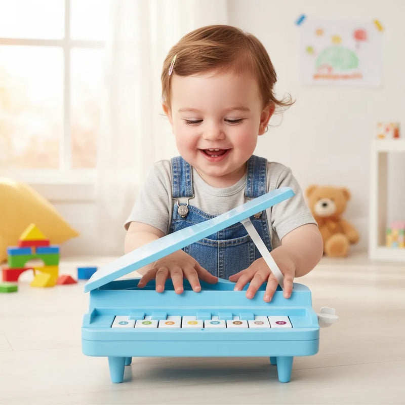 Caja De Música Infantil Piano Pequeño Electrónico Varios