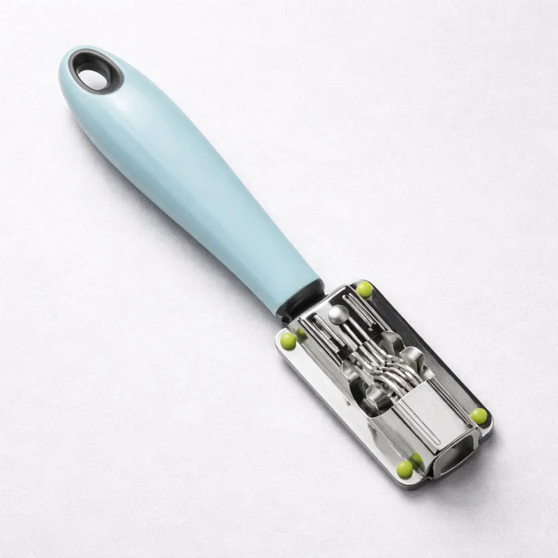 Afilador De Cuchillos Tradicional Acero Inoxidable Verde Menta