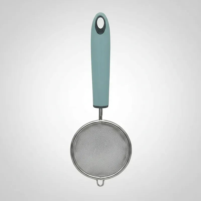 Colador Acero Inoxidable Multifuncional 25cm Azul Petróleo