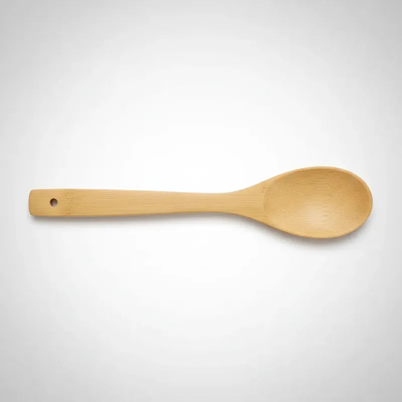 Cuchara De Bambú 30 Cm Cocina Utensilio Madera Antiadherente Madera