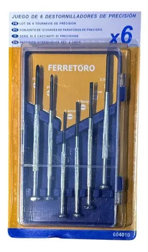 Juego De Destornilladores Precision De 6 Piezas
