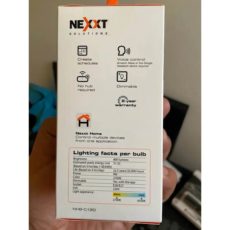 Ampolleta Inteligente Multicolor Nexxt