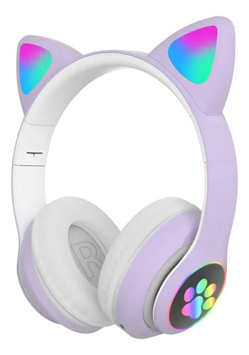 Auriculares Inalámbricos Gato Gaming Stn-28 Led-niña