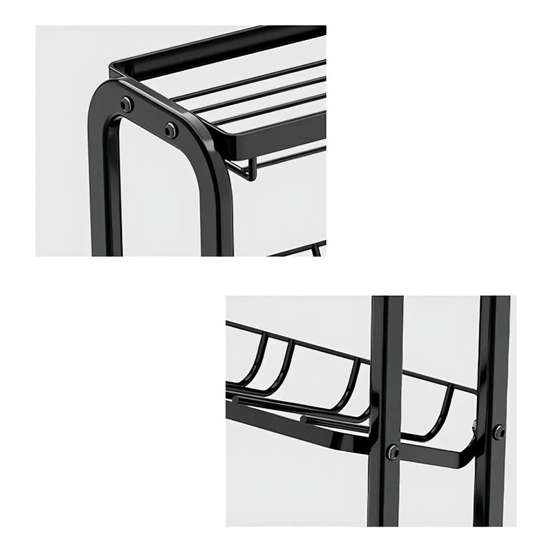 Organizador Especieros 3 Niveles Casa Miel Diseño Basculante Negro