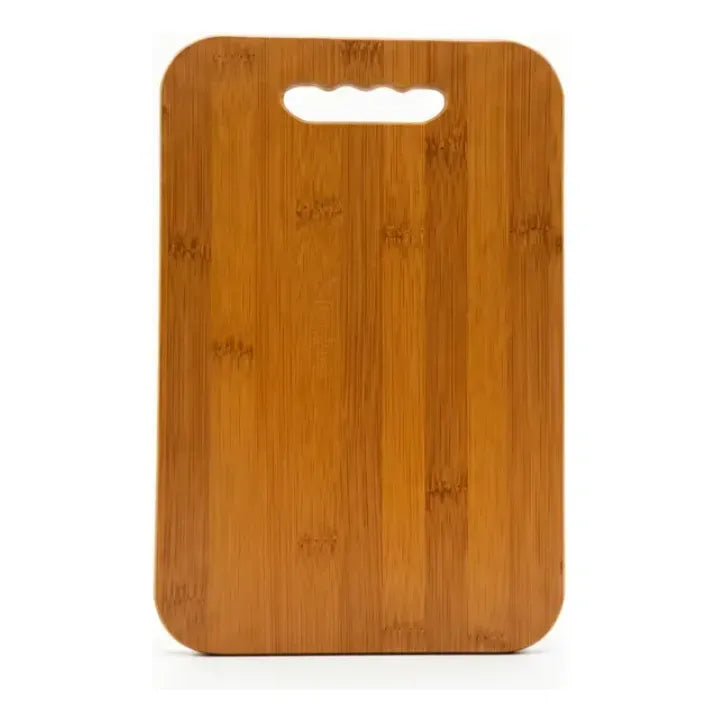 Tabla De Picar De Bambu Para Cortar Y Rebanar 30x40cm Lisa Marrón