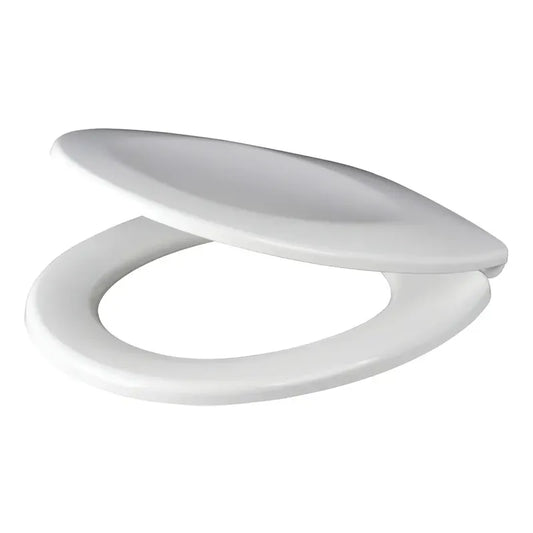 Tapa para Inodoro Redonda Plástico Blanco Casa Miel con Tapa Blanco