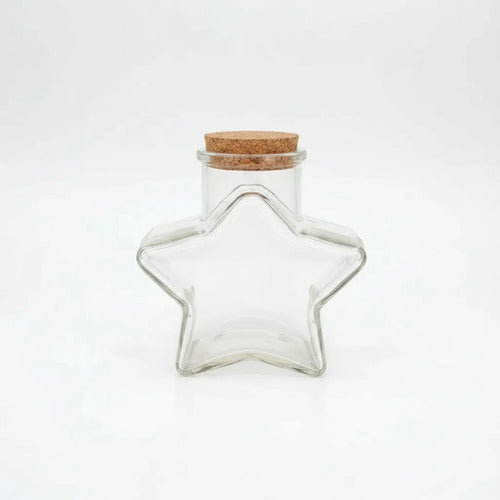 Pack 20 Botella Estrella 80cm, Cierre Seguro Transparente