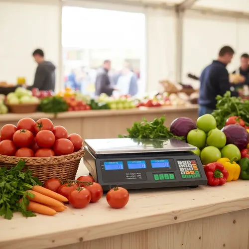 Pesa Balanza Digital Electronica 40kg Bascula De Precios Plateado