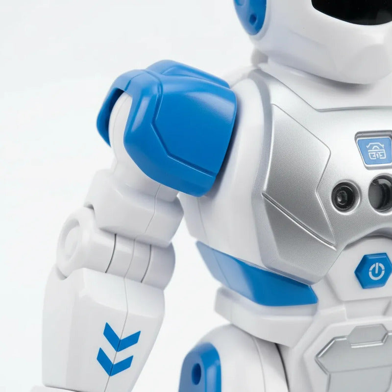 Robot Inteligente Juguete Para Niño, Color Blanco Robot Blanco