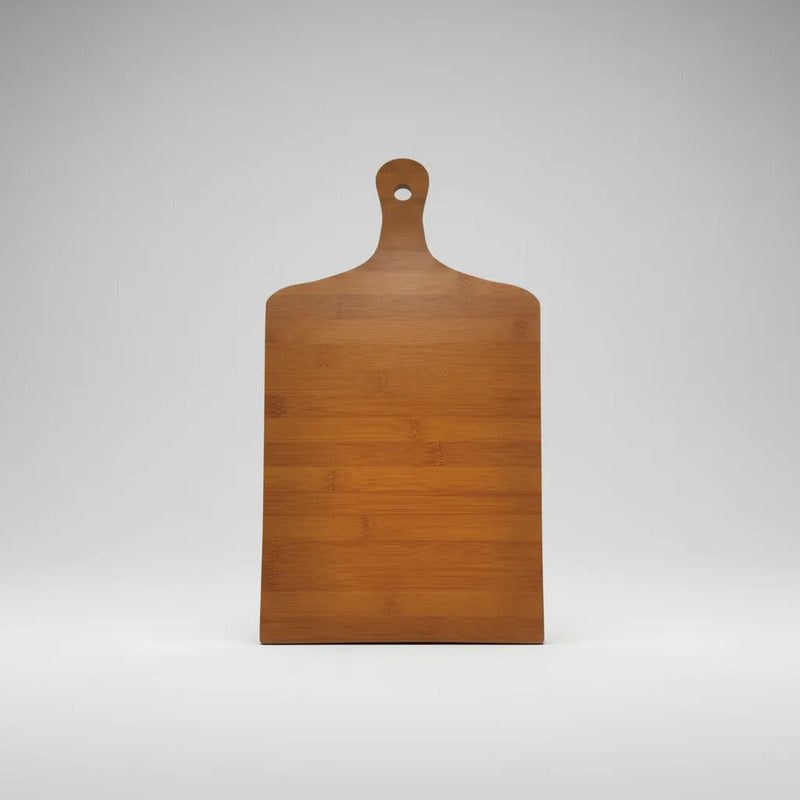 Tabla Picar Y Cortar Cocina Madera Bambú 40cm Lisa Marrón