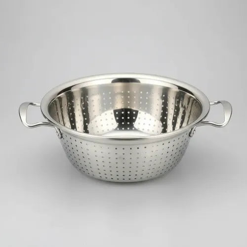 Colador Acero Inoxidable 34cm Verduras Fideos Cocina Acero Inoxidable