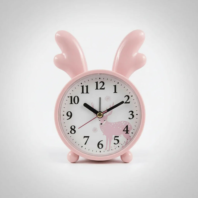 Reloj Despertador Para Niños Diseño Reno Varios
