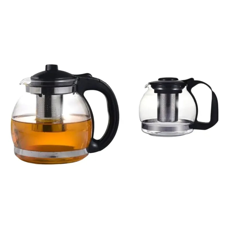 Tetera Vidrio 1200 Ml Infusor Té Café Infusiones Vidrio