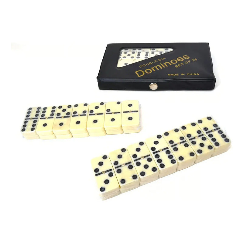 Juego De Dominó De 28 Piezas Con Funda
