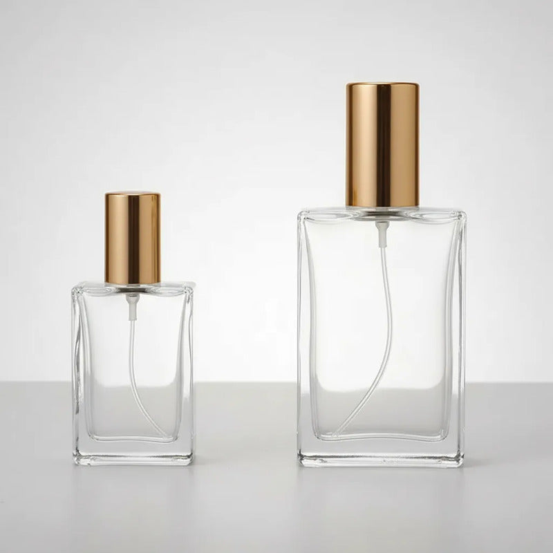 Pack 12 Botella Recargable Perfume Atomizador 50ml Vidrio Vidrio