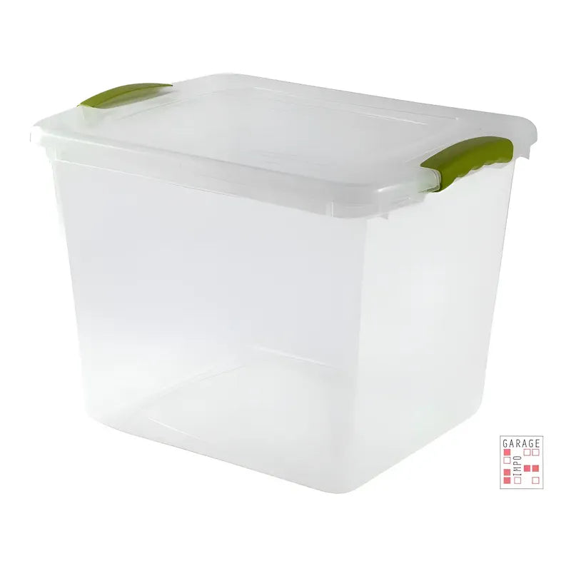 Caja Organizadora 28 Lts Caja Multiusos Transparente Transparente