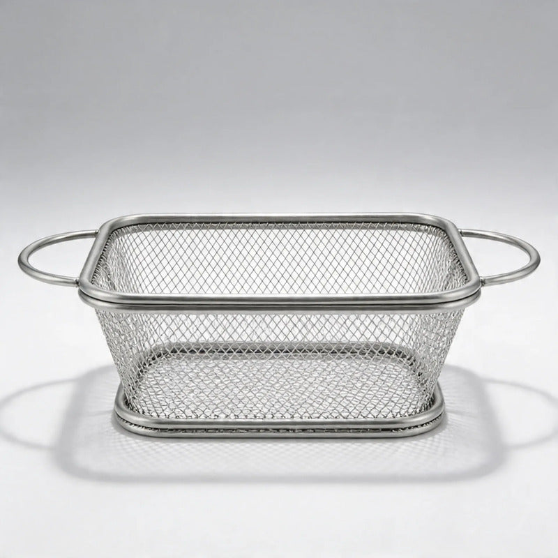Canasto Canastillo Freidor Papas Fritas 9x10 Cm Cesta Metal