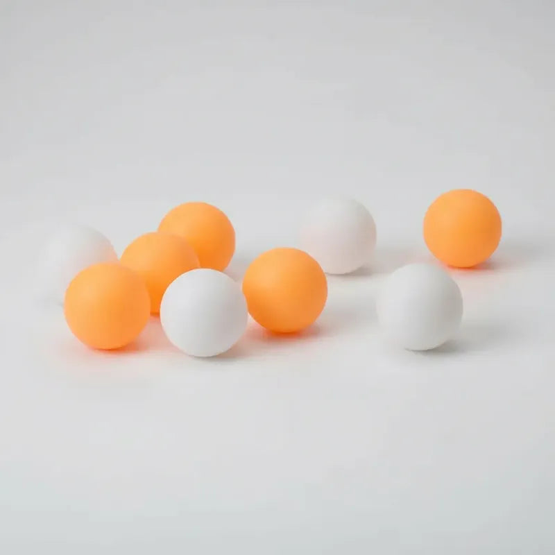 Pack 12 Pelotas De Pin-pon Mesa Tenis Balls Blanco Y Naranja