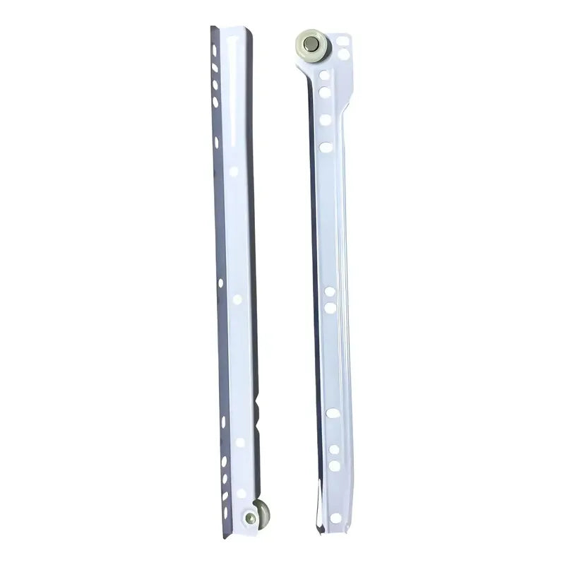 Pack 2 Corredera O Riel Blanco Para Cajón 50 Cm Blanco