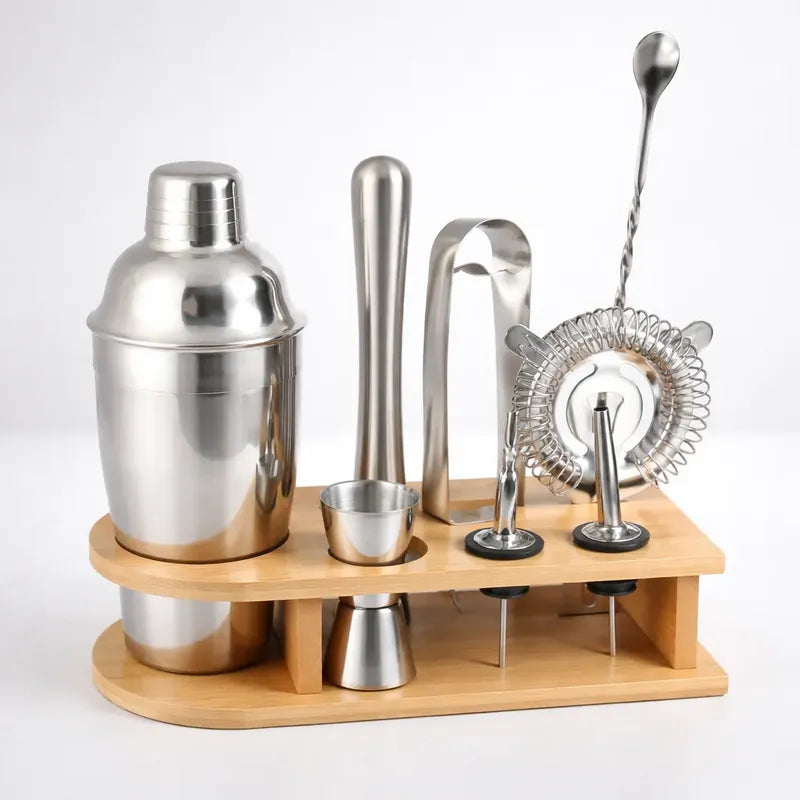 Coctelera Bartender Acero Inoxidable Profesional Acero Inoxidable/madera