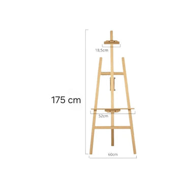 Atril Caballete Ajustable Madera Tope Altura de 1,20mts Pro - imagen 2