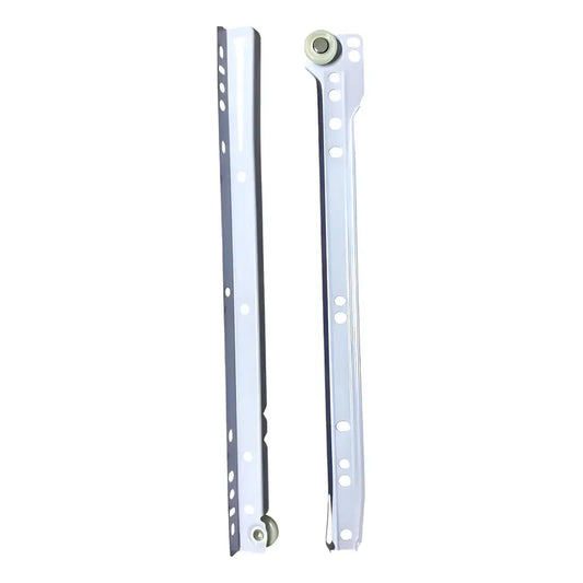 Pack 2 Corredera O Riel Blanco para Cajón 60 Cm Blanco