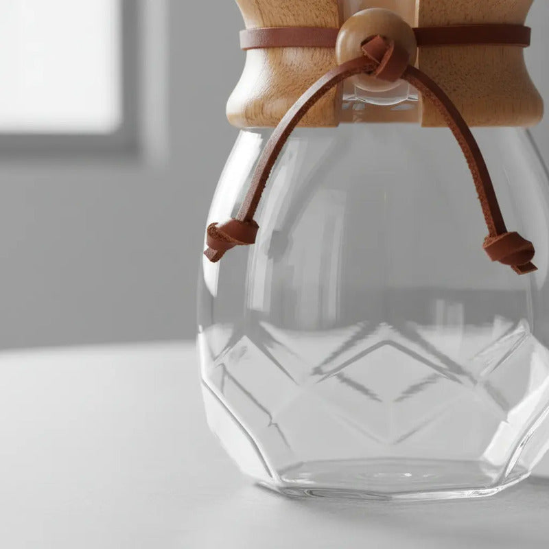 Cafetera Chemex 400ml Con Collar De Madera Blanco