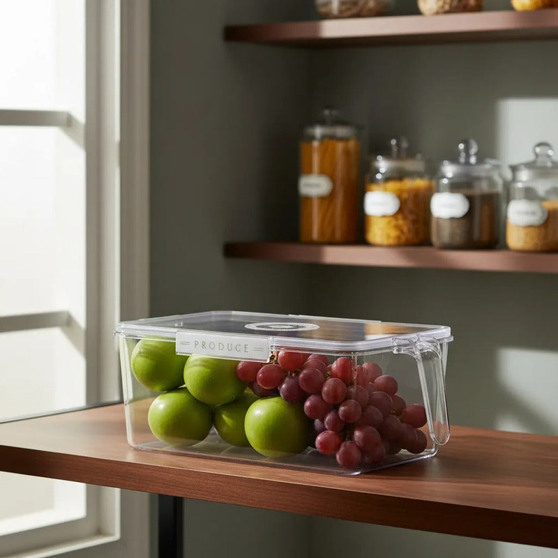 Caja Organizadora Para Refrigerador 9cmx28cmx14.5cm Transparente