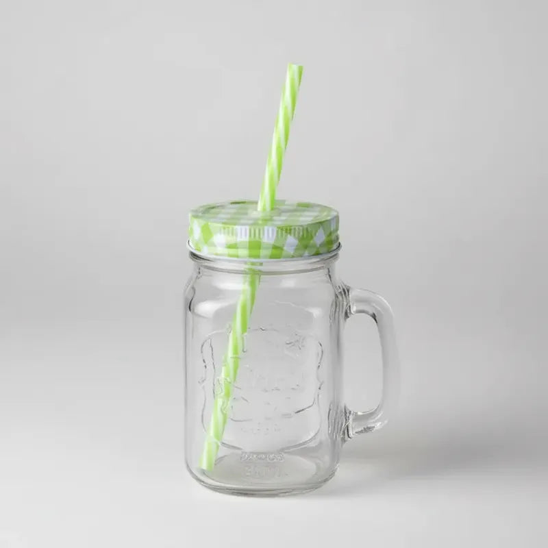 Pack 6 Vasos 650 Ml Hermético Vidrio