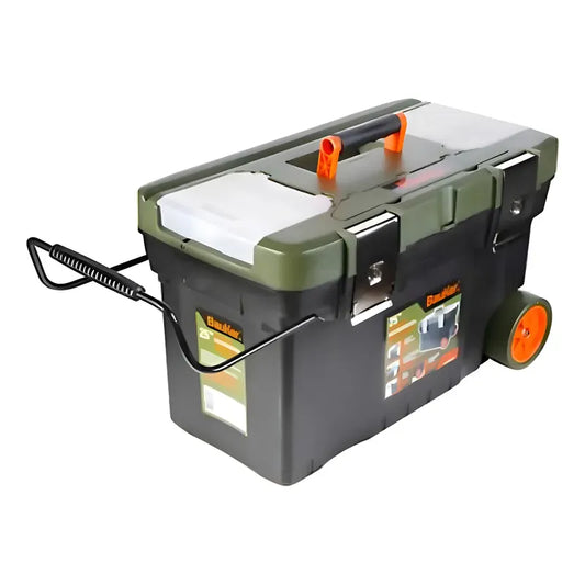 Caja de Herramientas Organizador 2ruedas 25pulgadas Bauker Verde