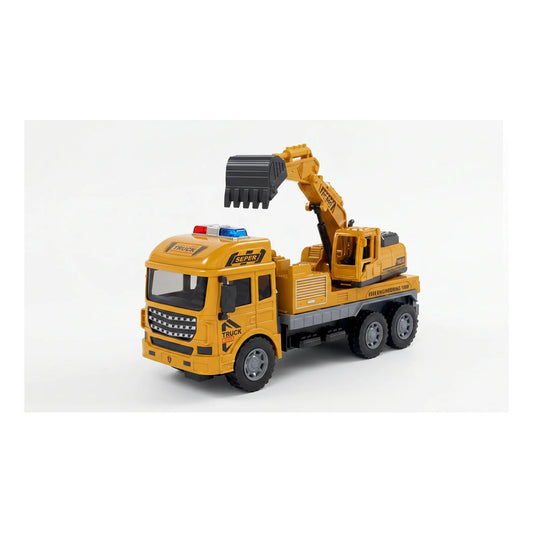 Juguete Camion Excavadora A Control Remoto Amarillo Camion Excavadora