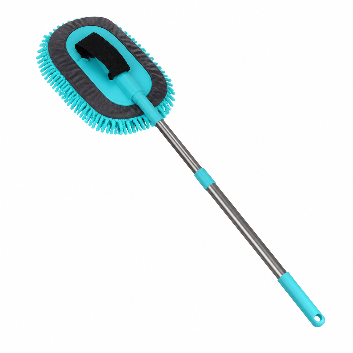 Cepillo telescópico para lavado de auto de 26 cm sobre fondo blanco