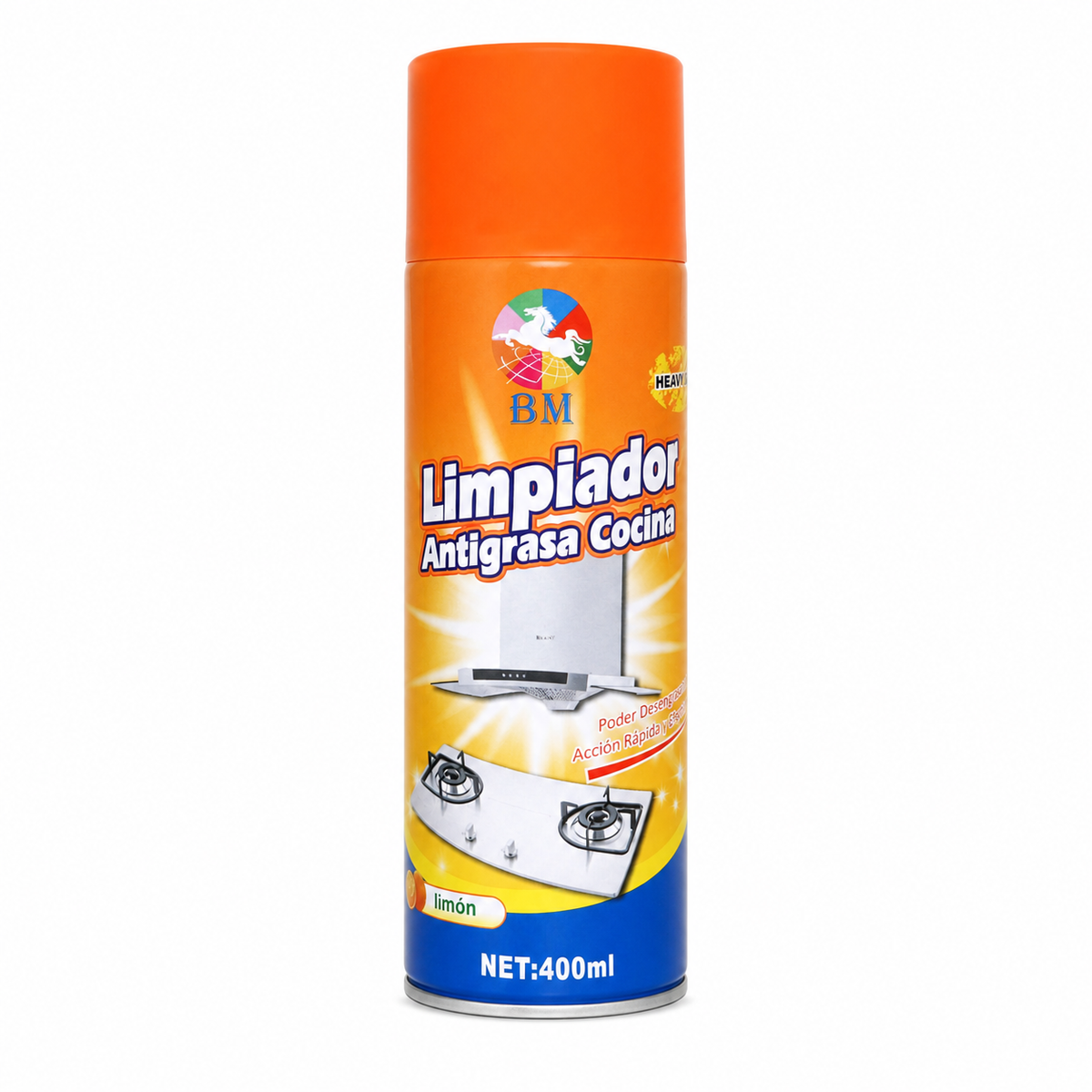 Limpiador antigrasa cocina aerosol espuma 400 ml