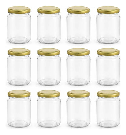 Pack De 12 Frasco Envase De Vidrio Conservero 240ml
