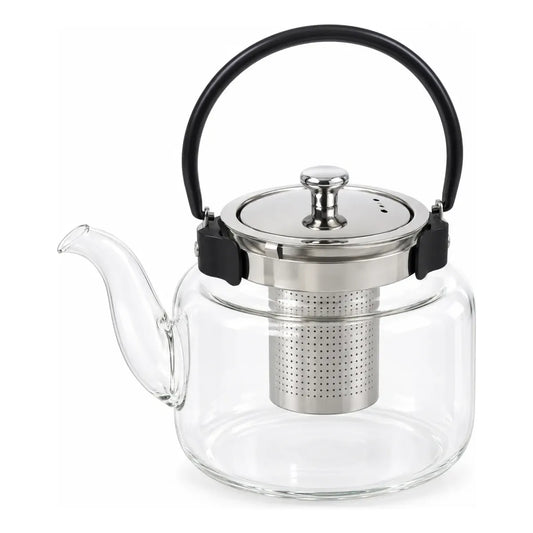 Tetera Infusor De Vidrio Té Infusor Acero Inoxidable 1.8l